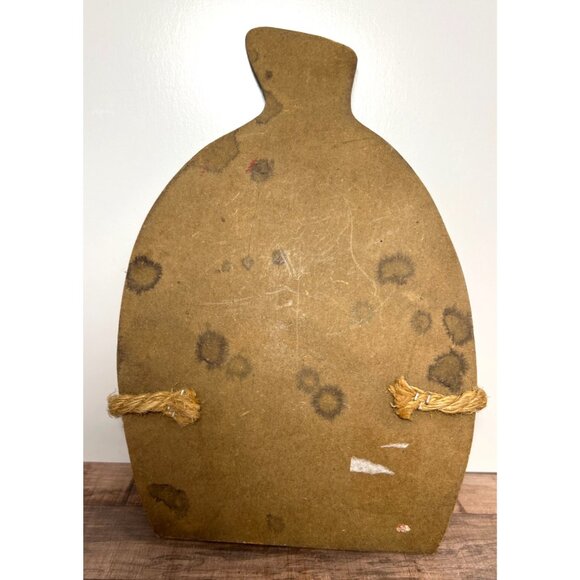 Rustic Wood & Burlap Pumpkin & Gourd Stacked Decor - Picture 3 of 5